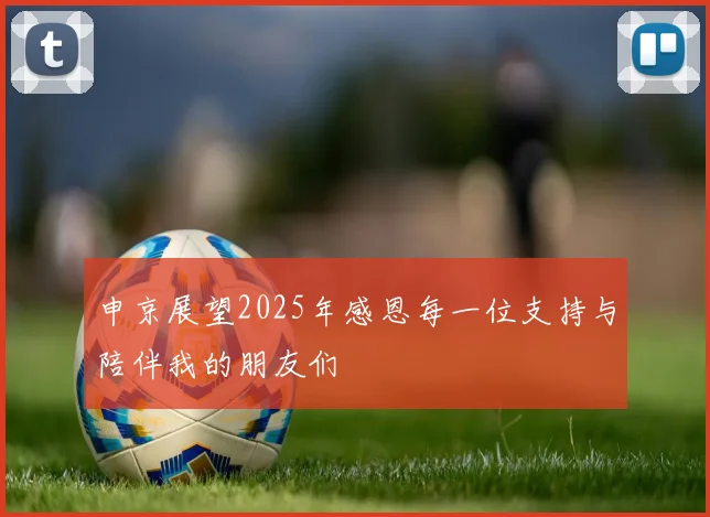 申京展望2025年感恩每一位支持与陪伴我的朋友们